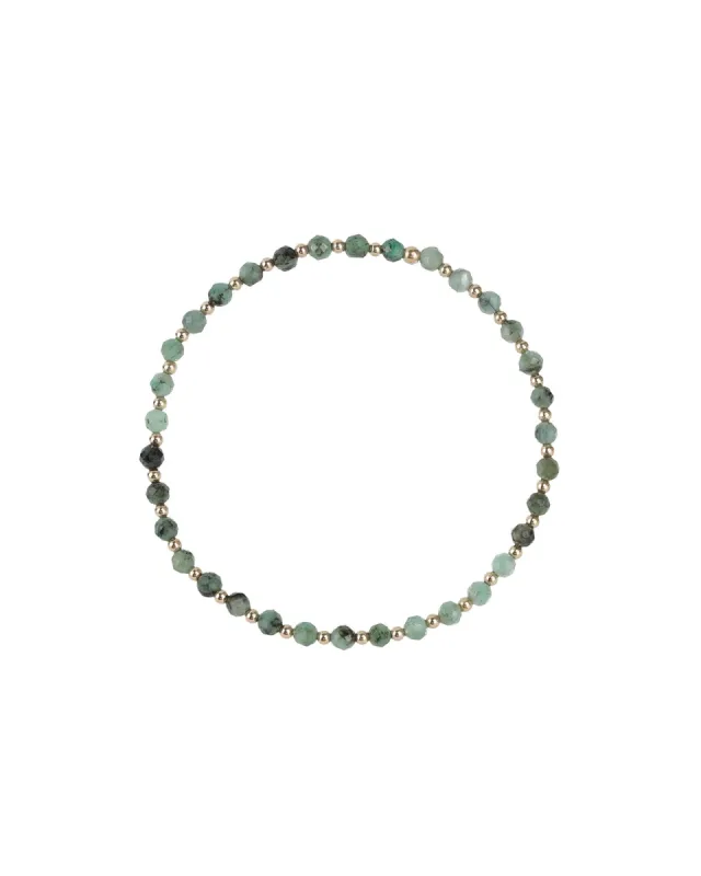 Mixed Beaded Stone Bracelet | 3mm sold by Blue Ruby
