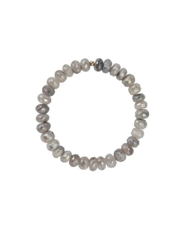 Rondelle Stone Bracelet | 8mm sold by Blue Ruby