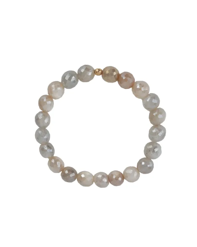 Round Stone Bracelet | 9mm sold by Blue Ruby