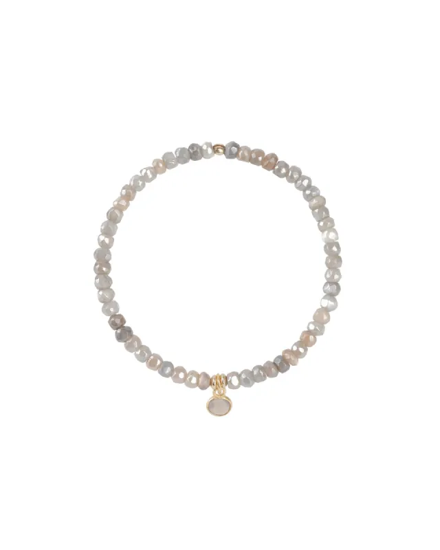 Stone Bezel Drop Bracelet | 4mm sold by Blue Ruby