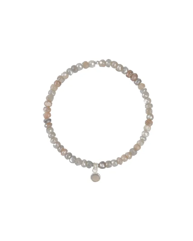 Stone Bezel Drop Bracelet | 4mm sold by Blue Ruby