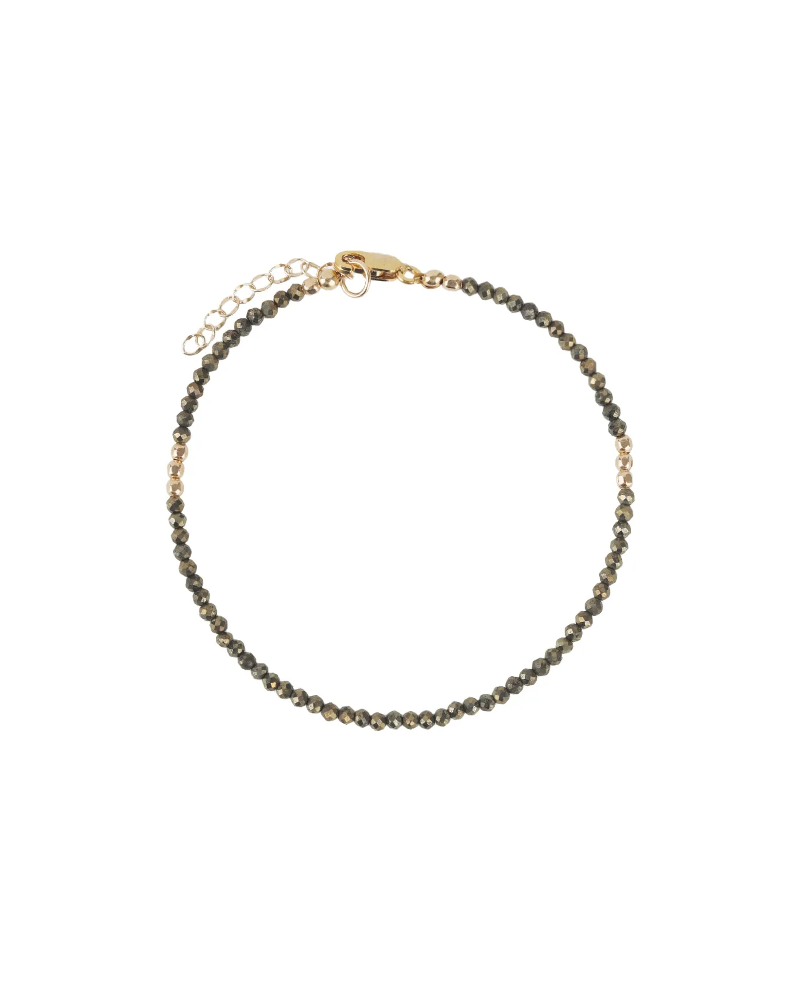 Pyrite Nugget Bracelet | 2mm sold by Blue Ruby