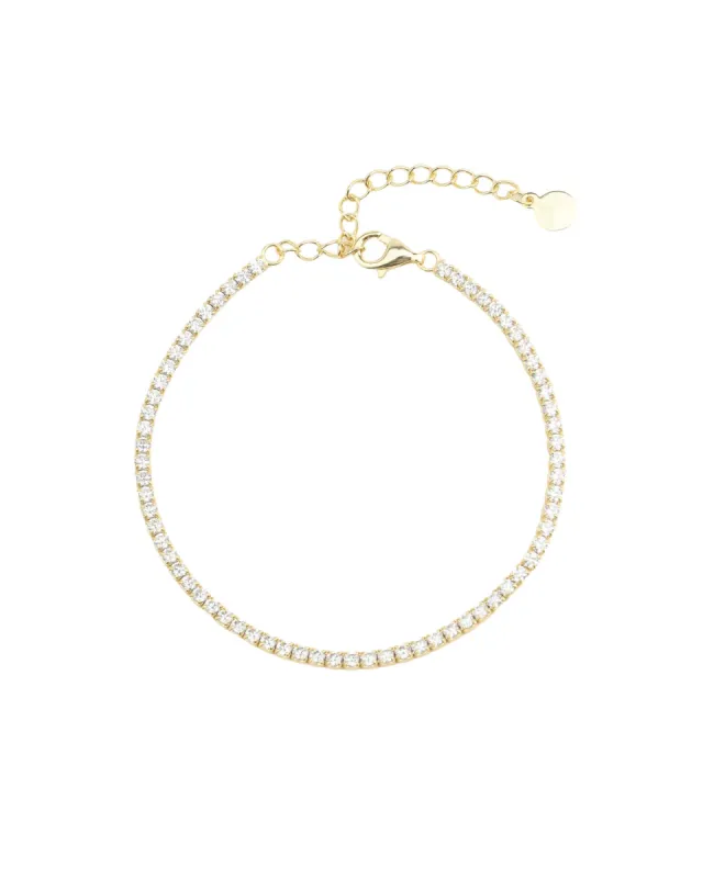 CZ Tennis Bracelet | 2mm sold by Blue Ruby