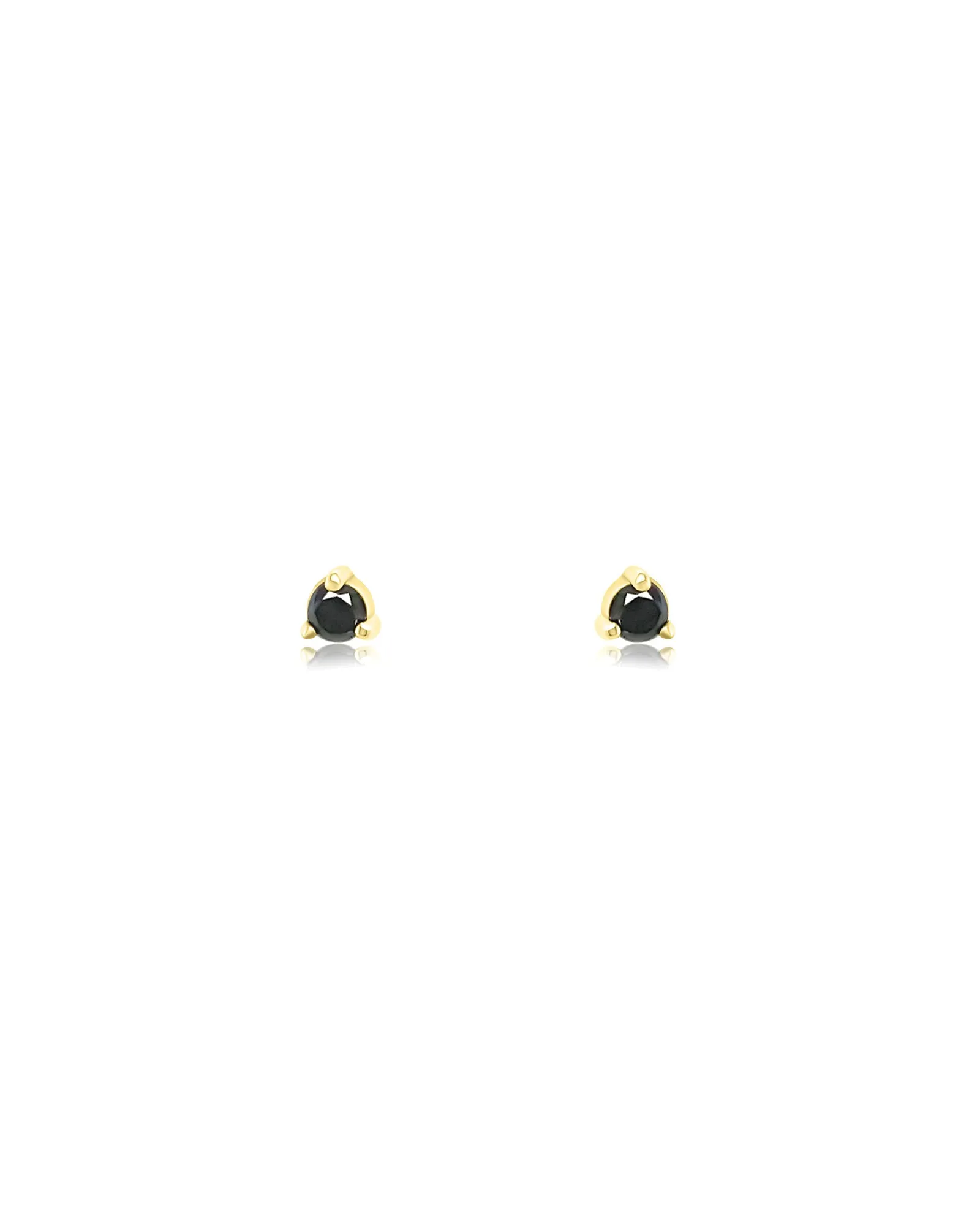 3 Prong Diamond Studs | 3mm sold by Blue Ruby