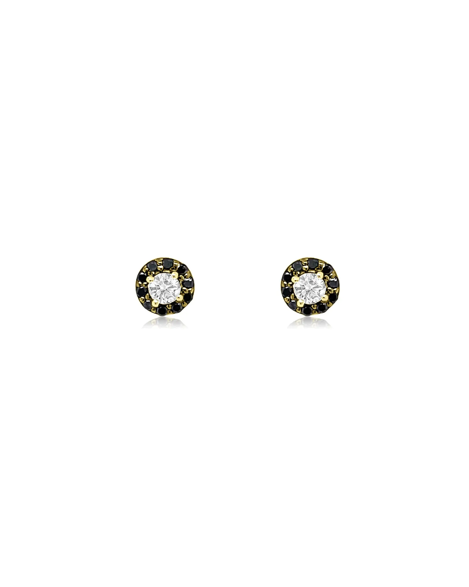 Diamond Halo Studs | 5mm sold by Blue Ruby