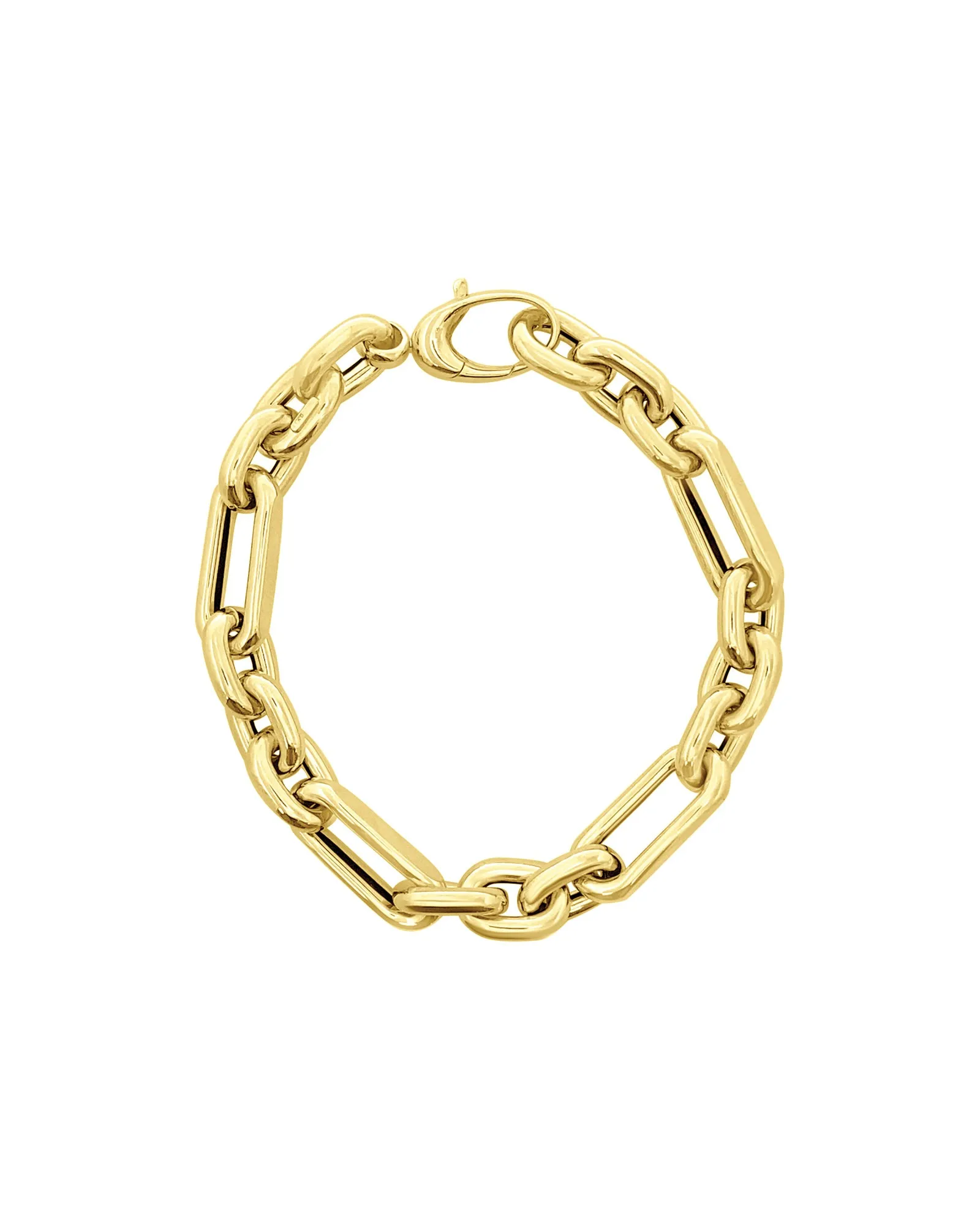 Rectangle Oval Link Bracelet sold by Blue Ruby