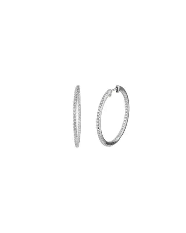 Double Vision Hoops | 30mm sold by Blue Ruby