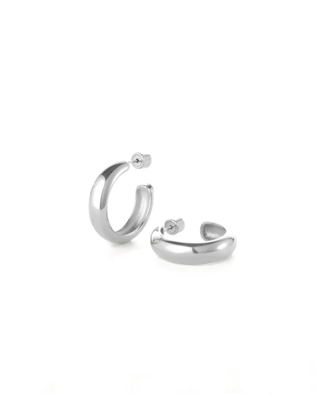 Staple Hoop Earrings - Medium sold by Blue Ruby