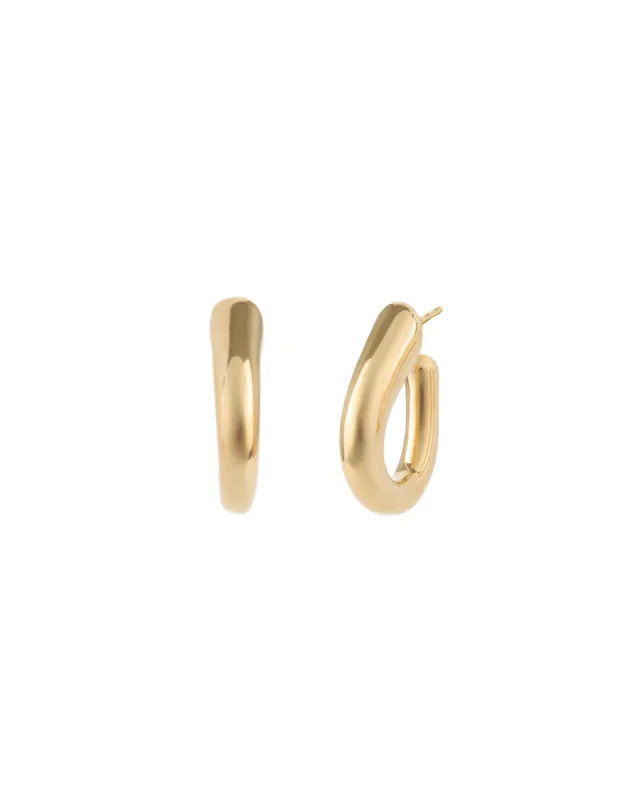 Wide Hook Hoops sold by Blue Ruby
