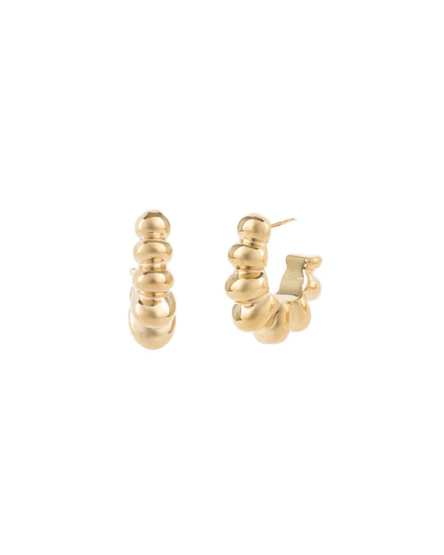 Bubble Twist Hoops sold by Blue Ruby