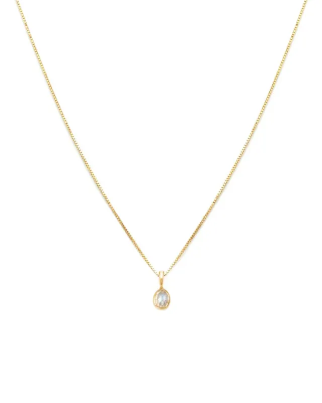 Petite Oval Necklace sold by Blue Ruby