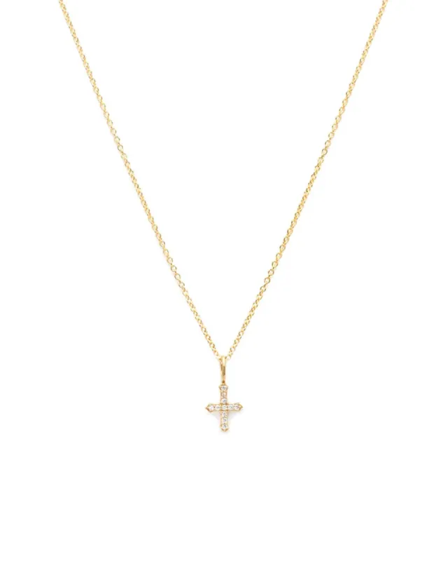 CZ Cross Necklace sold by Blue Ruby