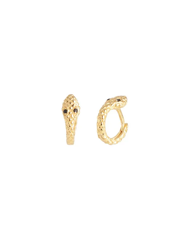 CZ Snake Huggies I 10mm sold by Blue Ruby
