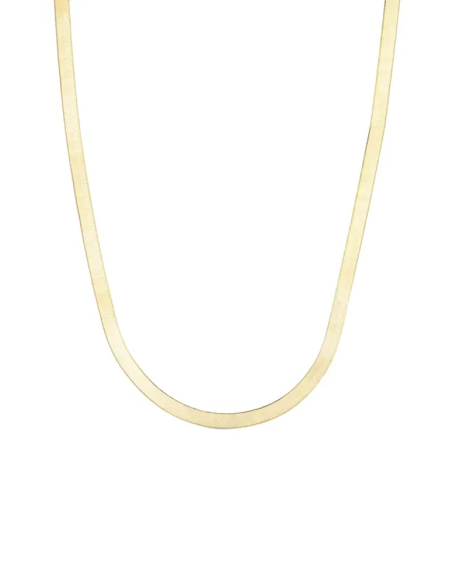 Herringbone Necklace | 5mm sold by Blue Ruby