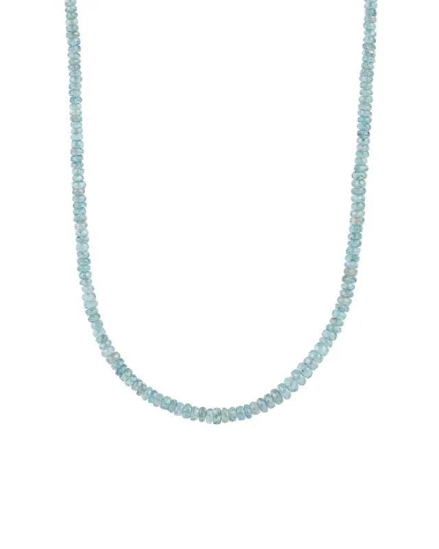 Indigo Kyanite Necklace | 3mm - 5mm sold by Blue Ruby