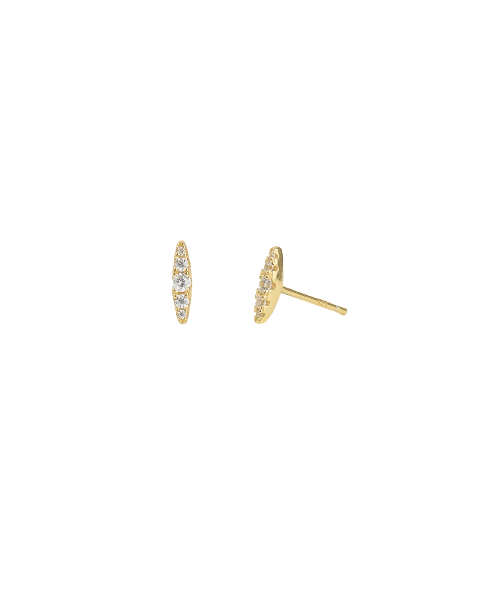 Marquise Pavé Studs sold by Blue Ruby