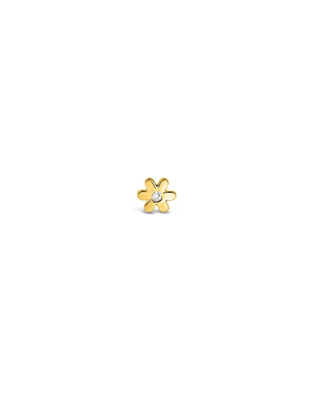 Diamond Flower Stud | 3mm sold by Blue Ruby