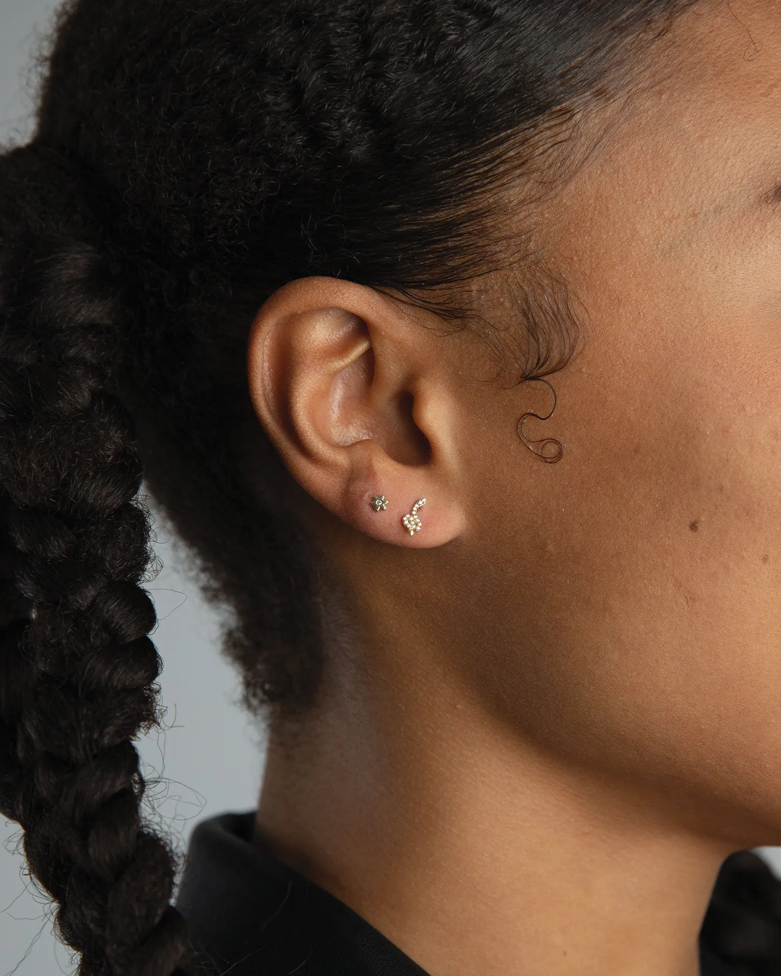 Diamond Flower Stud | 3mm sold by Blue Ruby product image thumbnail 2