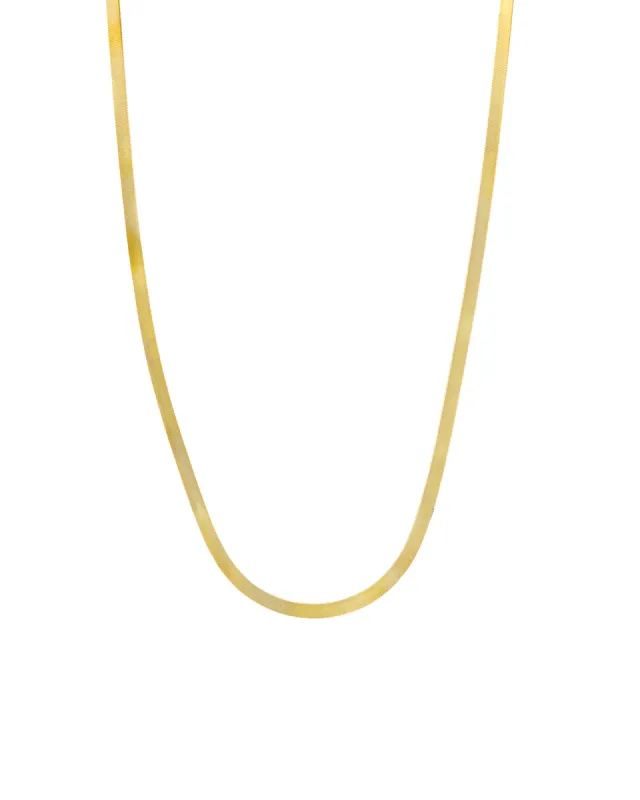 Herringbone Necklace | 3mm sold by Blue Ruby
