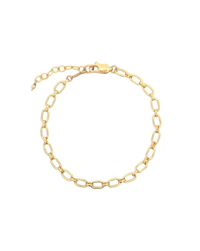 Oval Long Short Chain Bracelet sold by Blue Ruby