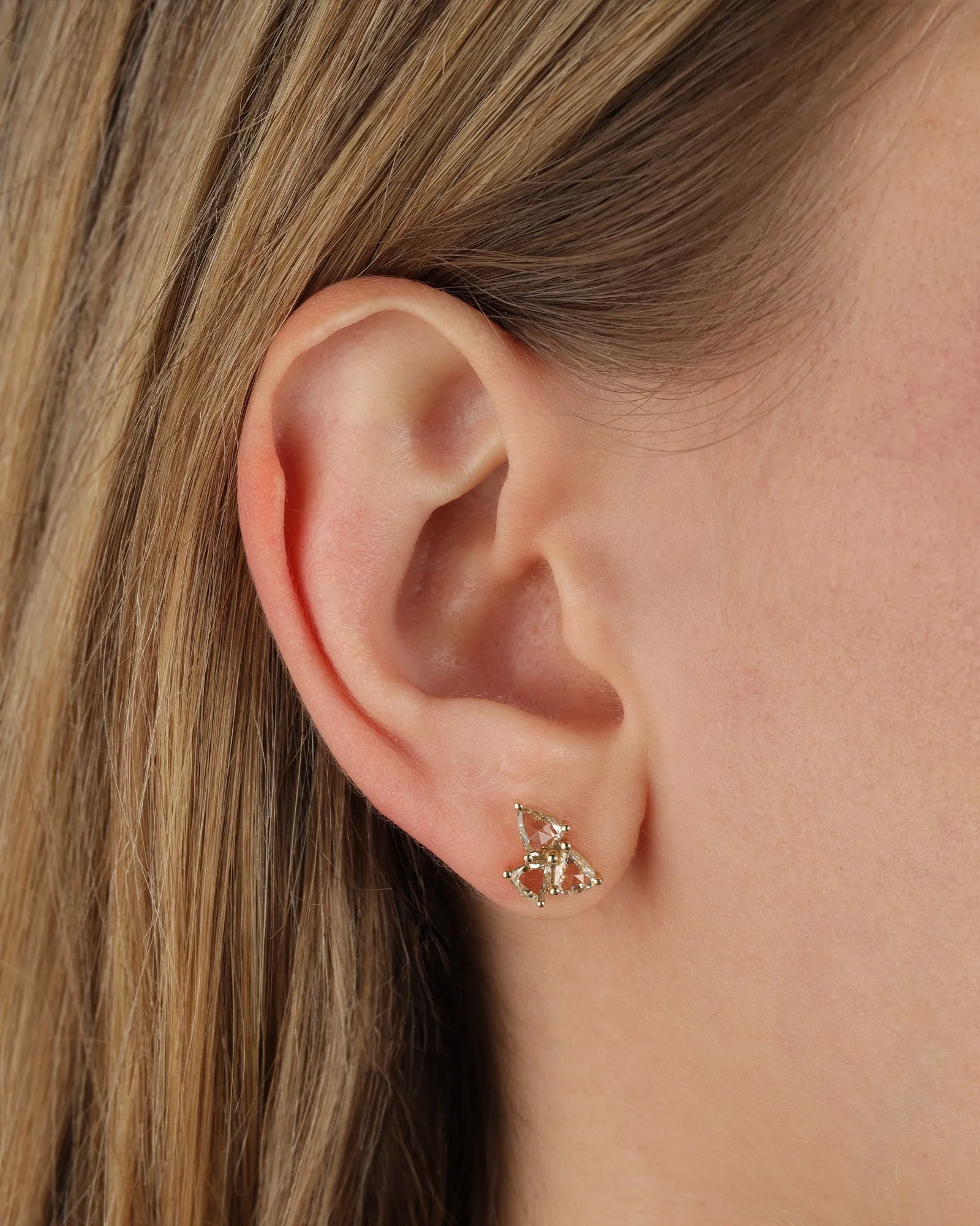 Three Diamond Studs sold by Blue Ruby product image thumbnail 2