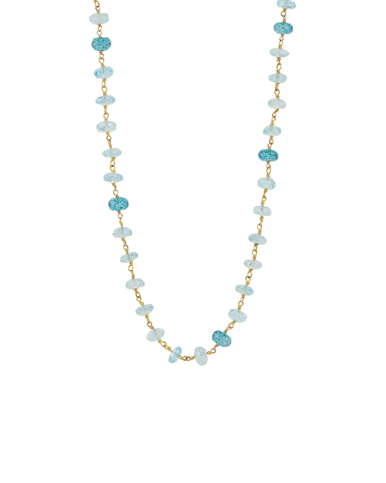 Stone Chain 24" Wrap Necklace sold by Blue Ruby