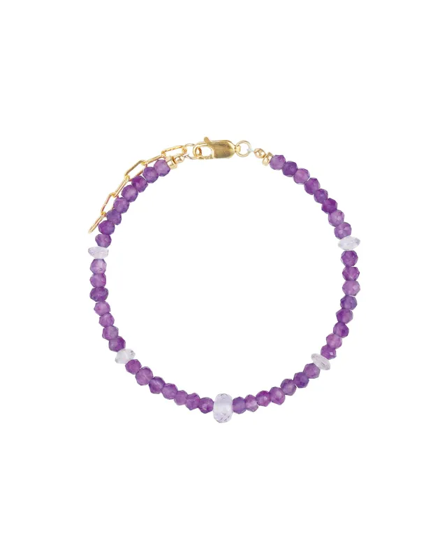 Mixed Amethyst Bracelet | 4-6mm sold by Blue Ruby