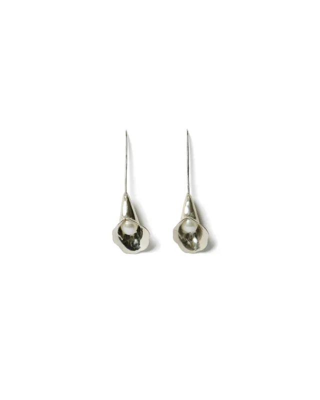 Calla Lily Drop Earrings sold by Blue Ruby