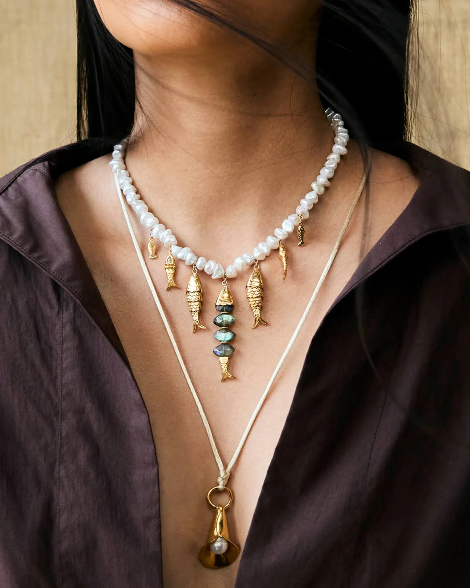 Calla Lily Cord Necklace sold by Blue Ruby product image thumbnail 2