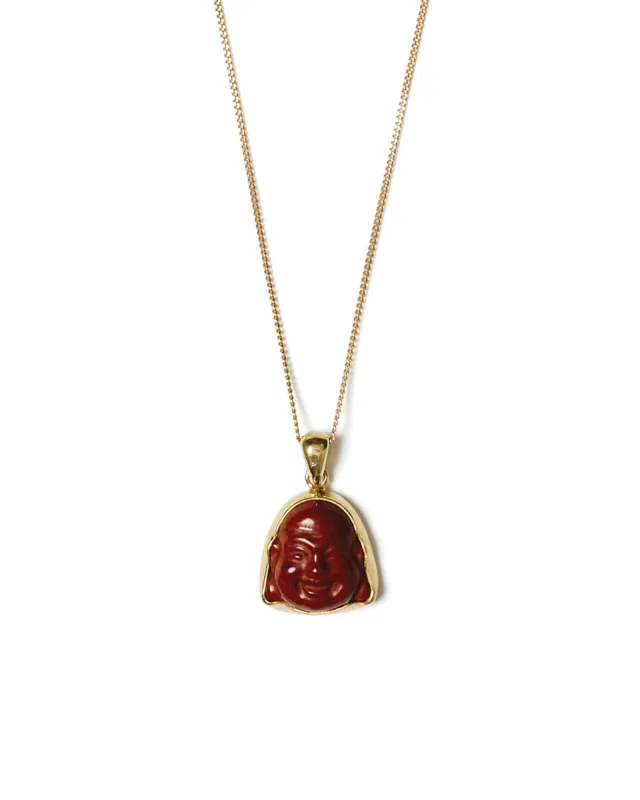 Red Jasper Buddha Necklace sold by Blue Ruby