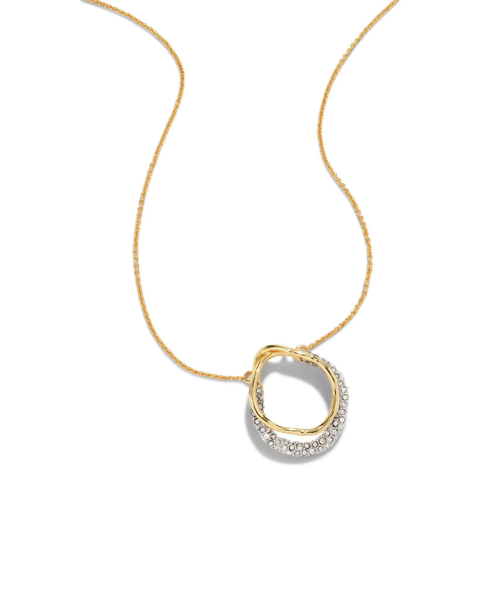 Solanales Gold Crystal Orbit Necklace sold by Blue Ruby