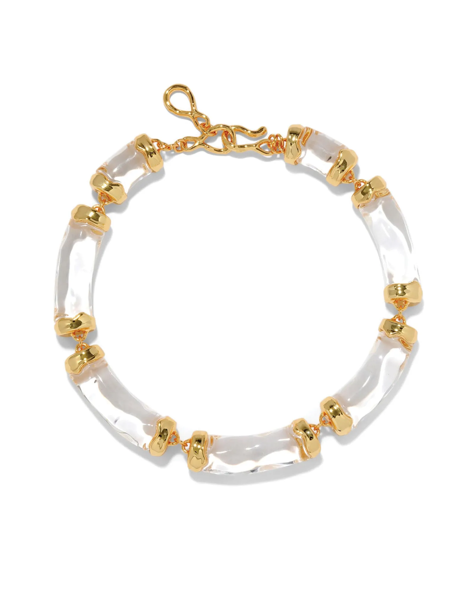 Liquid Lucite Pillow Link Necklace sold by Blue Ruby