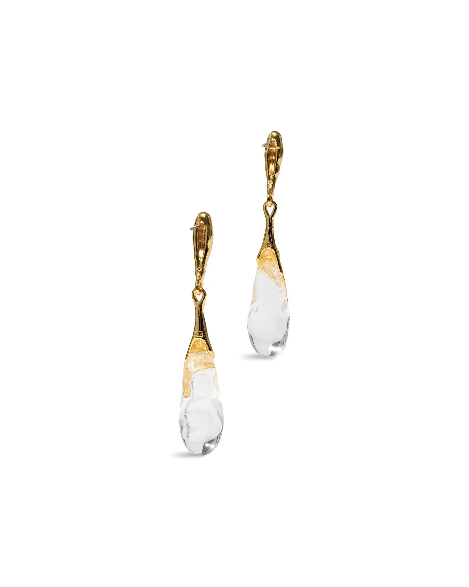 Liquid Lucite Teardrop Post Earrings sold by Blue Ruby product image thumbnail 3