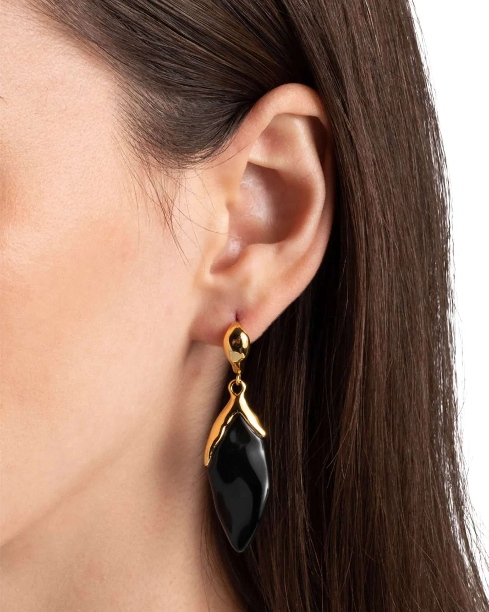 Luminous Lucite Petal Leverback Earrings sold by Blue Ruby product image thumbnail 2