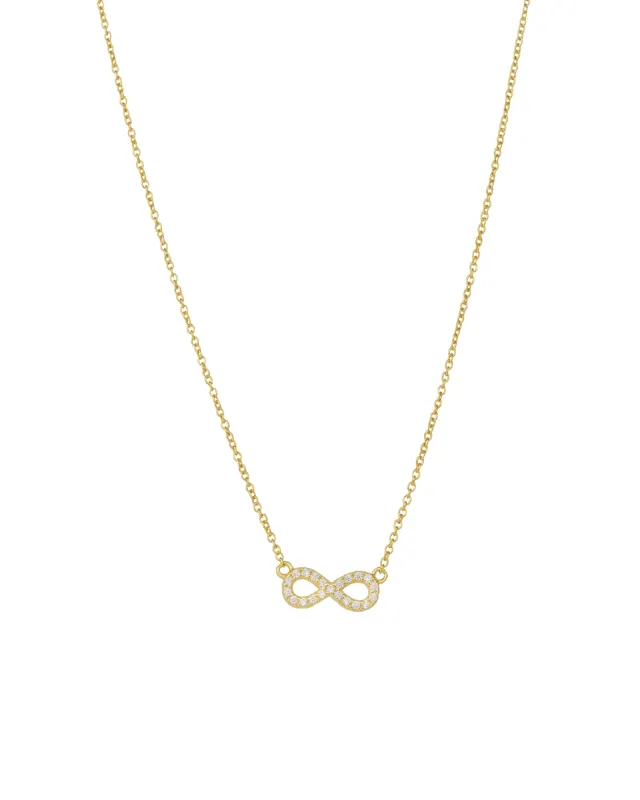 Infinity Pavé CZ Necklace sold by Blue Ruby
