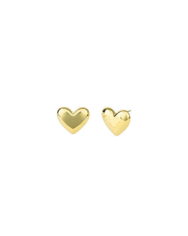 Puff Heart Studs sold by Blue Ruby