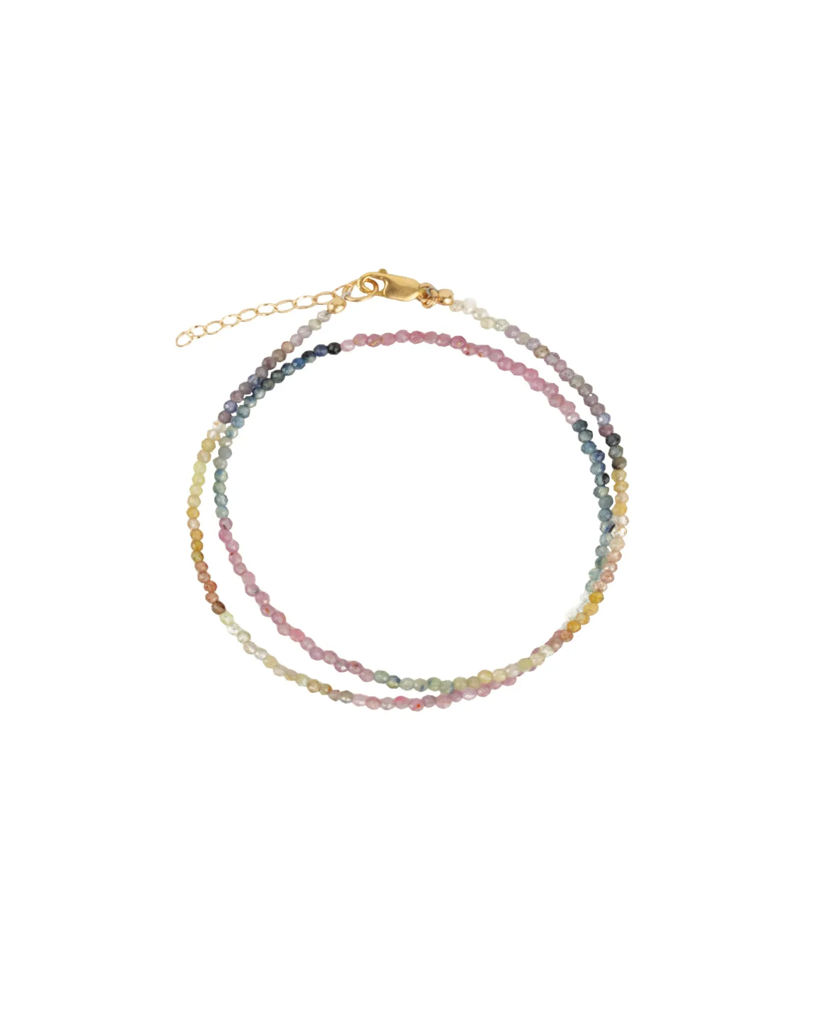 Multi Stone Wrap Bracelet | 2mm sold by Blue Ruby