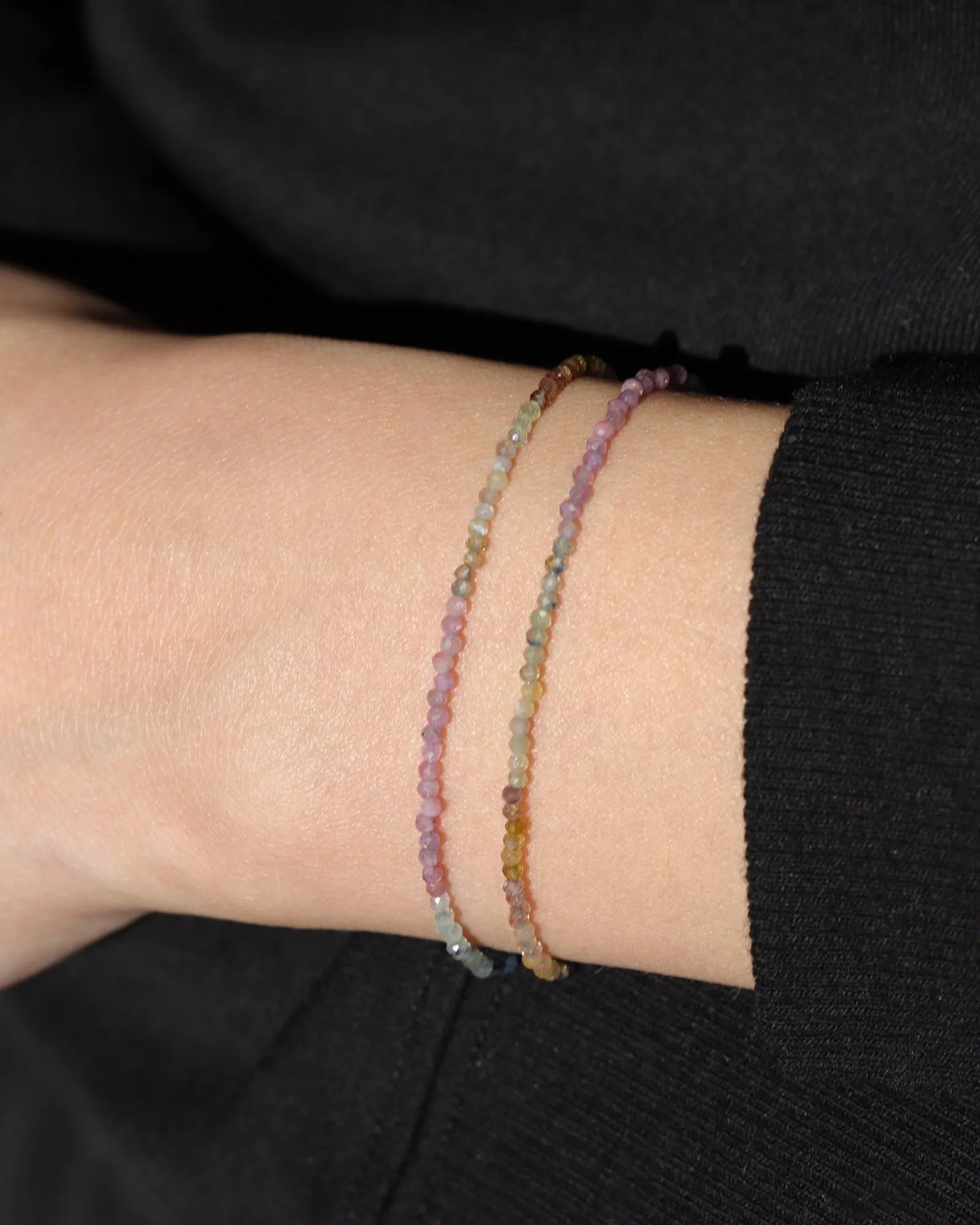 Multi Stone Wrap Bracelet | 2mm sold by Blue Ruby product image thumbnail 2