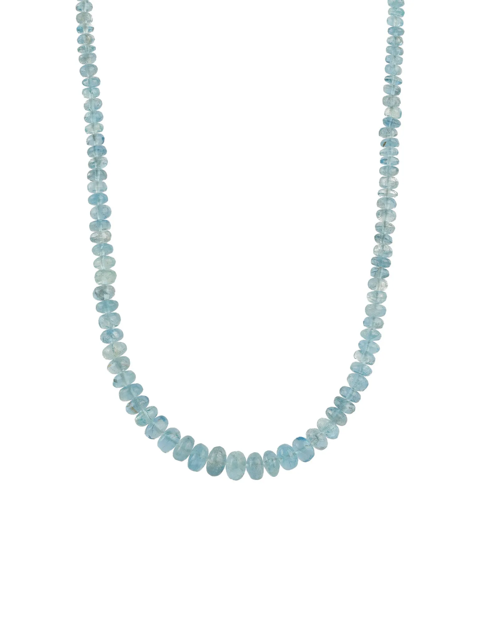 Gradual Aquamarine Stone Necklace | 3-6mm sold by Blue Ruby