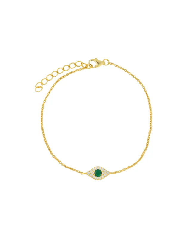 Evil Eye CZ Bracelet sold by Blue Ruby