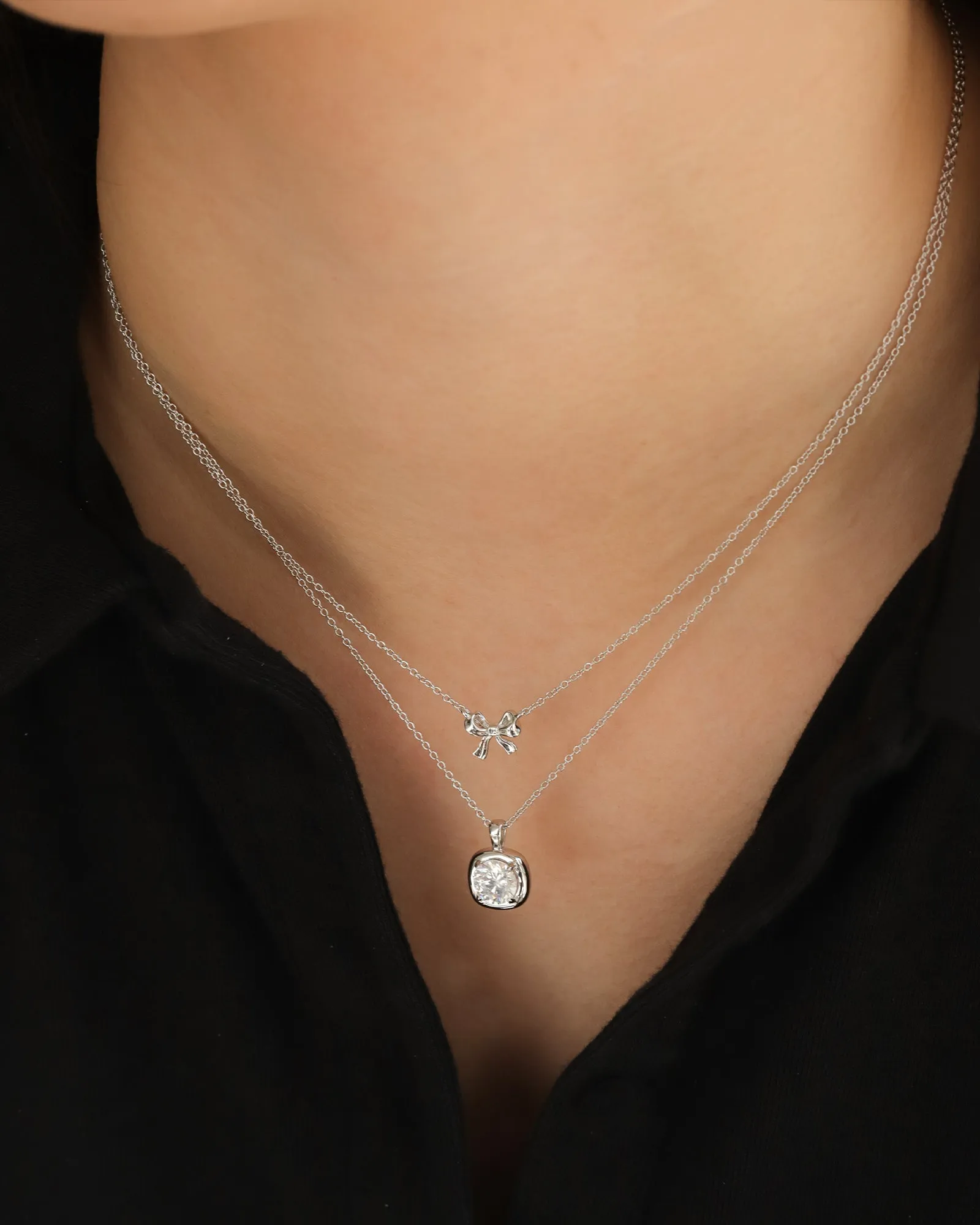 Bow Ribbon Necklace sold by Blue Ruby product image thumbnail 2