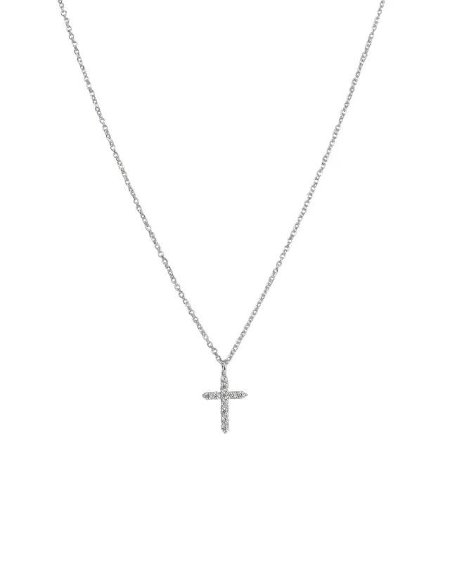 Cross CZ Necklace sold by Blue Ruby