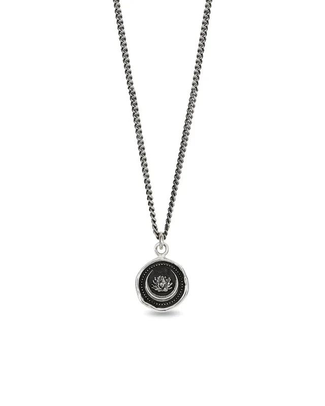 Lotus Flower Necklace sold by Blue Ruby