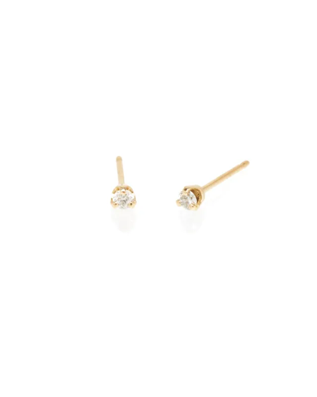 Diamond Prong Studs sold by Blue Ruby