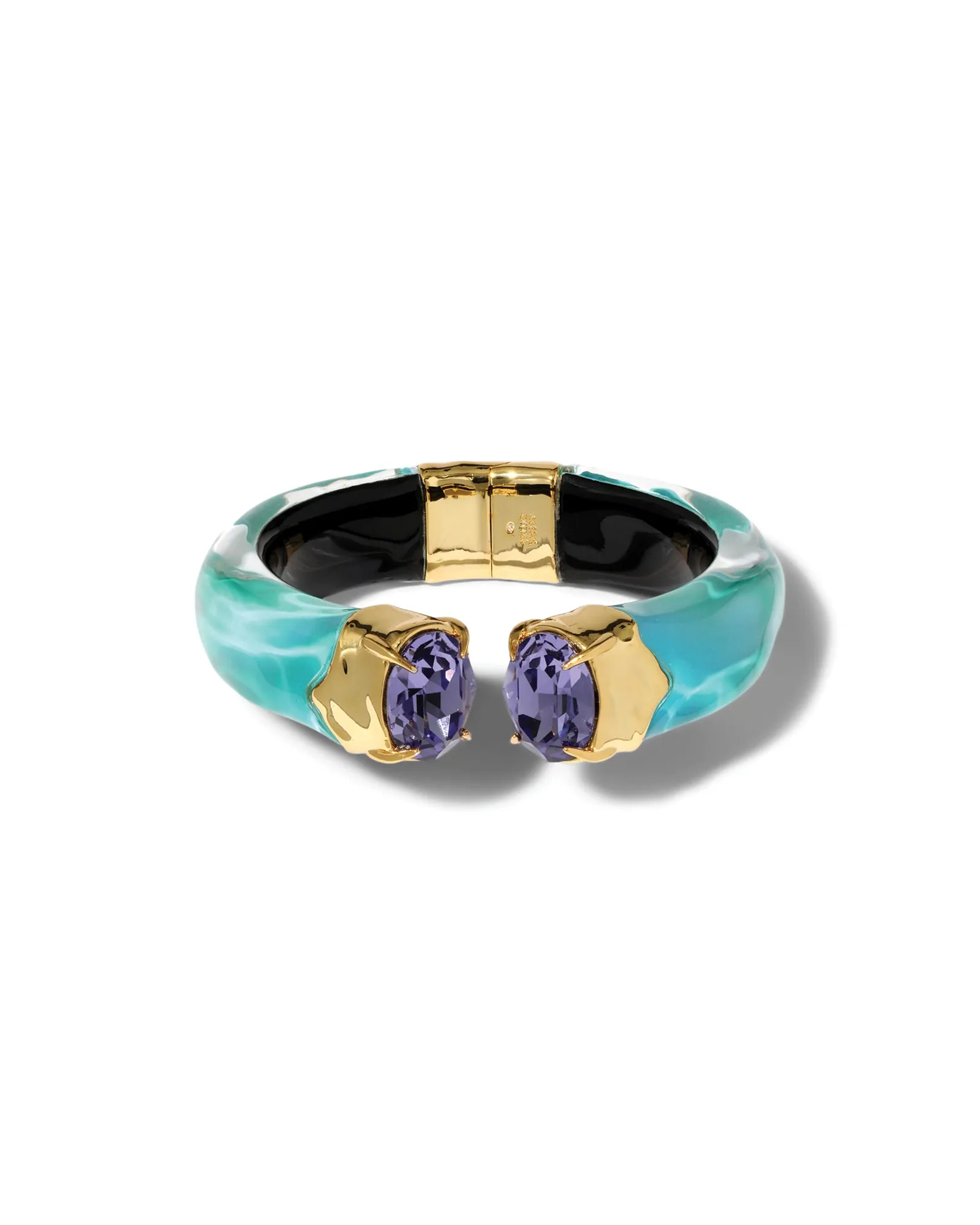 BonBon Crystal Lucite Hinge Bracelet sold by Blue Ruby