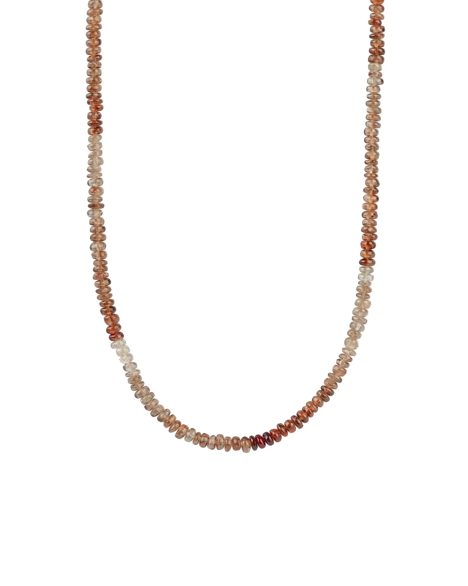 Multi Zircon Beaded Necklace | 4mm sold by Blue Ruby