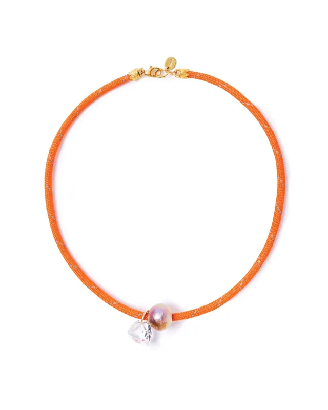 Na Pali Cord Necklace | Orange Mix sold by Blue Ruby