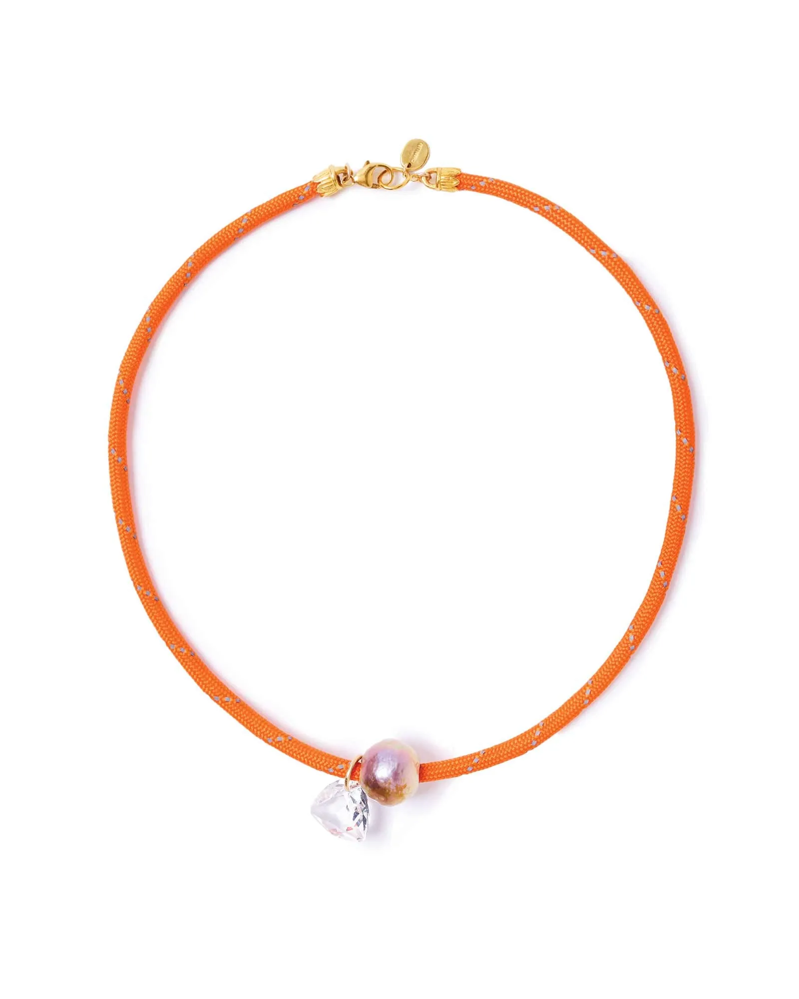 Na Pali Cord Necklace | Orange Mix sold by Blue Ruby