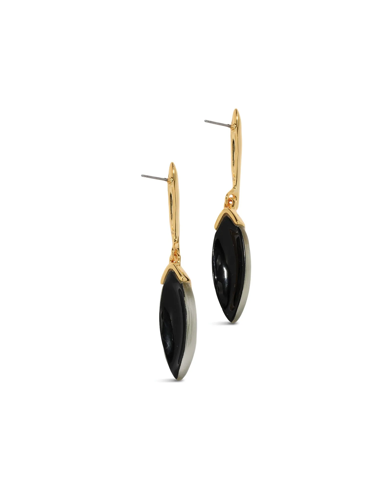 Luminous Lucite Shield Drop Earrings sold by Blue Ruby product image thumbnail 3