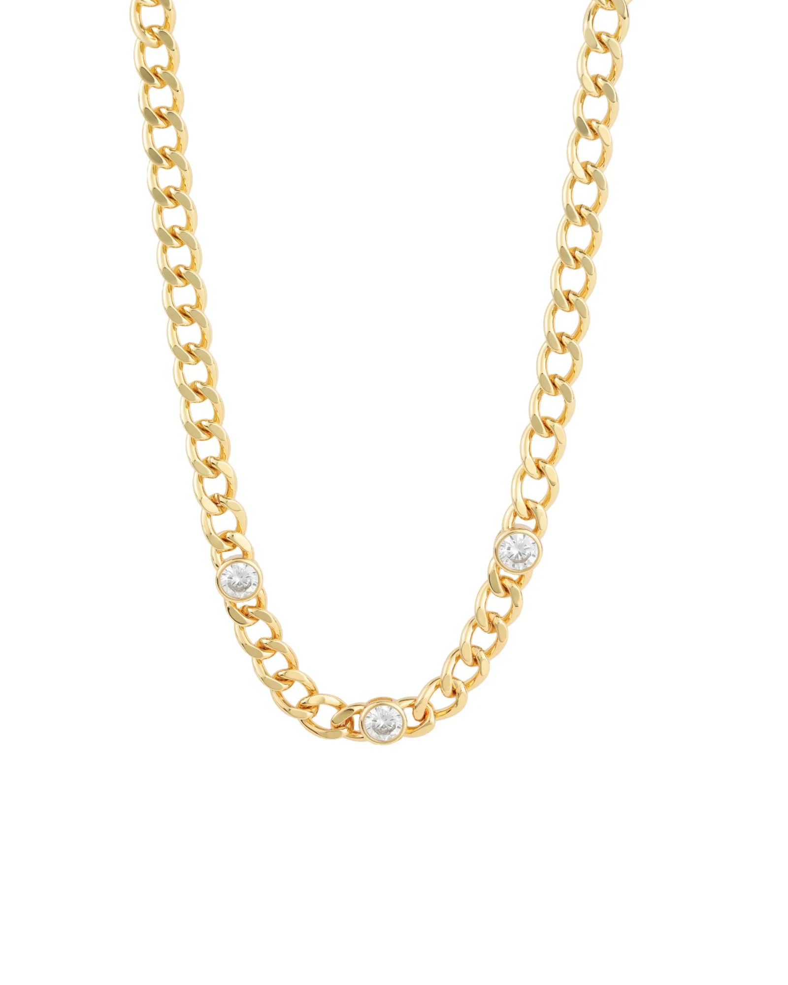 Cuban Link 3 CZ Necklace | 7mm sold by Blue Ruby